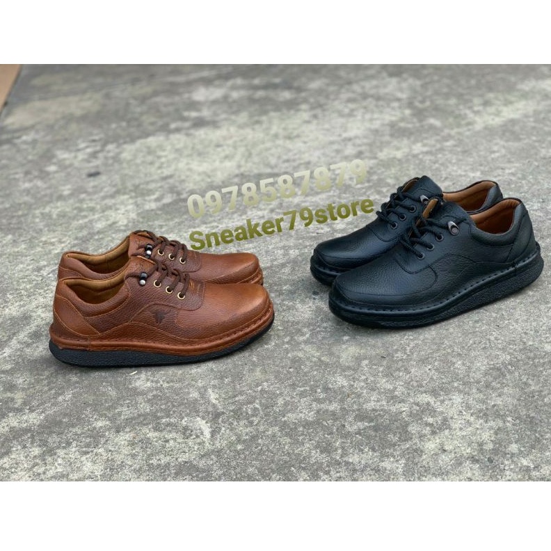 Giày Da Bò Lanew Nâu Cafe Nam   Hình Ảnh Sản Phẩm Độc Quyền Tại Sneaker79store