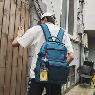 balo canvas túi phối lưới