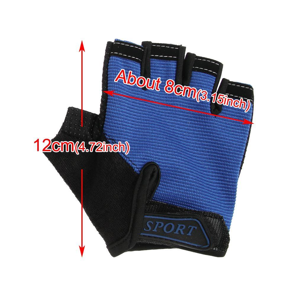 Găng Tay Thể Thao Ngắn Chống Trượt Thoáng Khí Cho Trẻ Em