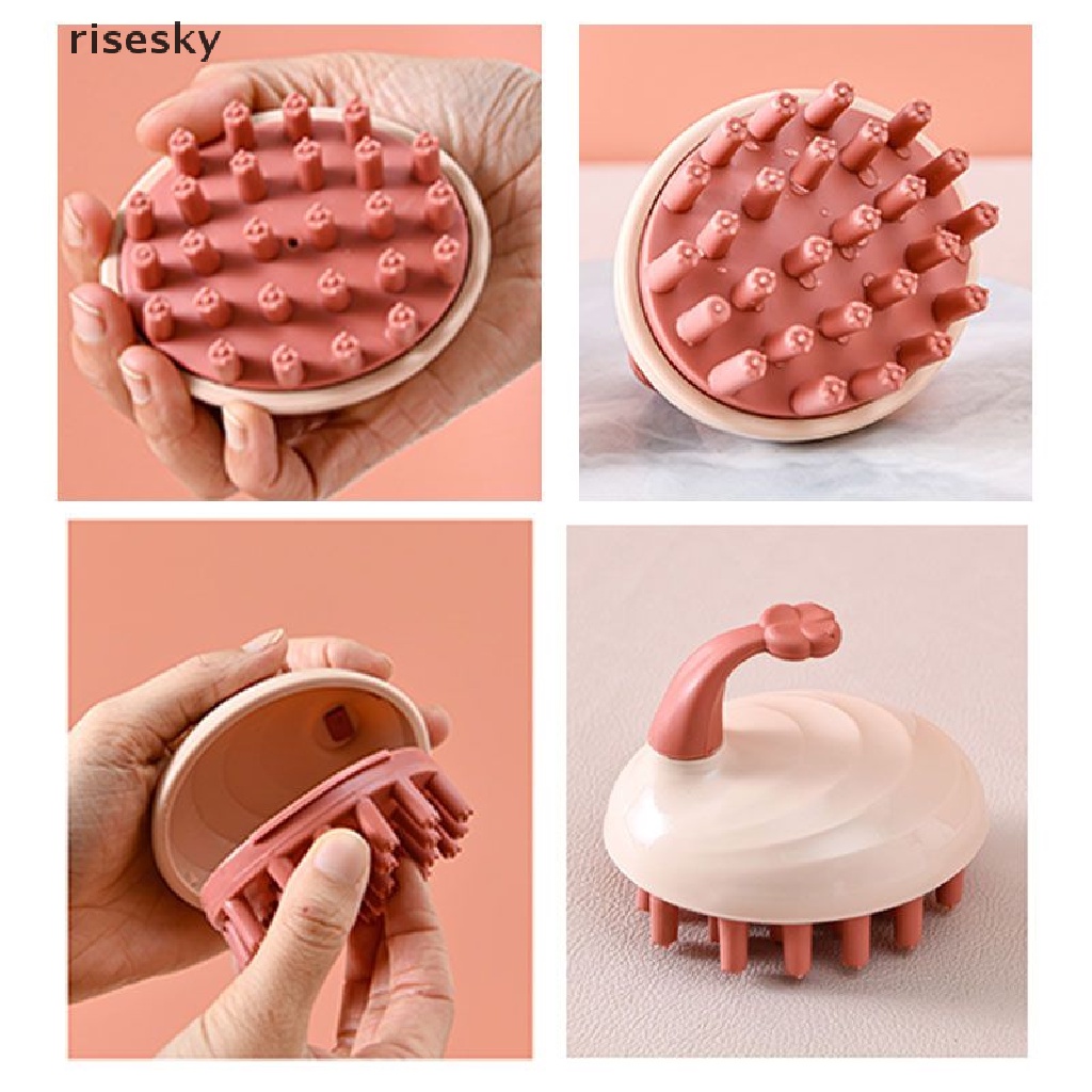 1 Lược Silicone Mát Xa Da Đầu Chống Ngứa Khi Tắm ♨Trên đó