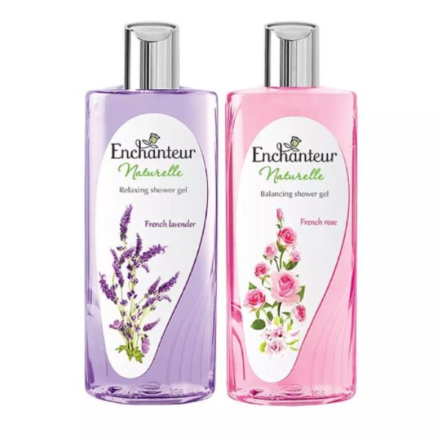 Enchanteur Naturelle_ Sữa tắm cân bằng Hương Hoa Hồng/Lavender 260g