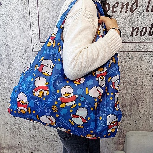 Túi Mua Sắm Gấp Gọn Hình Snoopy / Sanrio / Doraemon / Shinchan / Gudetama / Gấu Pooh / Snoopy / Charlie / Elmo Đáng Yêu