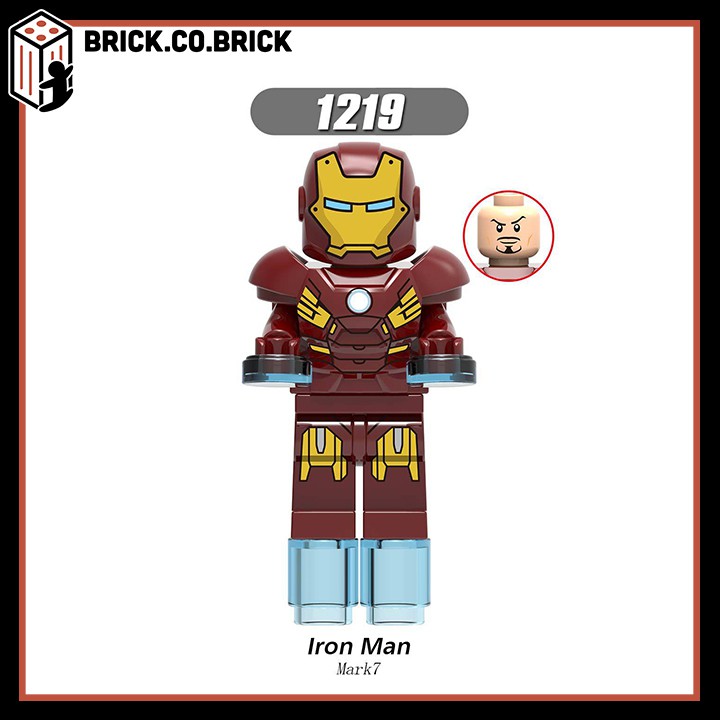 Đồ chơi Lắp ráp Minifigures Siêu anh hùng Super Heroes Mô hình Iron Man Người Sắt X0252