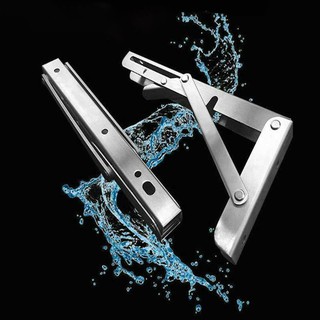 GIÁ ĐỠ, BẢN LỀ GẬP bằng INOX cực chất (BỘ 2 CÁI)