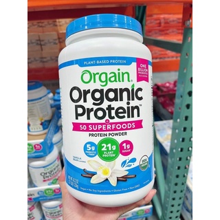 Bột pha sữa hữu cơ thuần chay Orgain organic protein