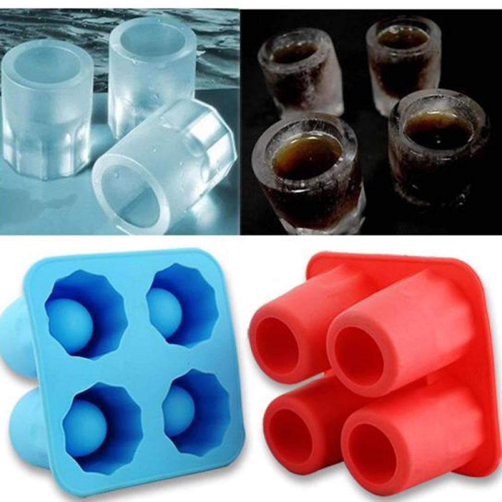 Khuôn Silicon Làm Đá Thạch Rau Câu Hình Chiếc Ly Cốc