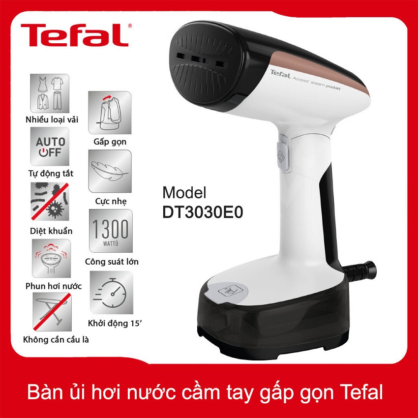 Bàn ủi hơi nước cầm tay Tefal DT3030E0