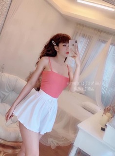 Quần đùi ống rộng {hình chụp thật}