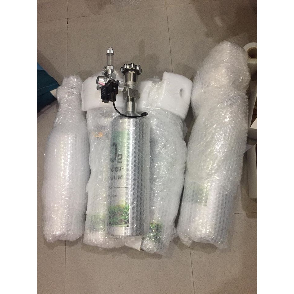 Bình nhôm 2l Japan + van điện mufan