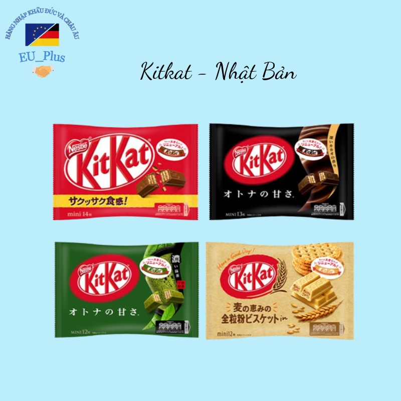 Bánh KitKat Nhật Bản các vị gói 140gr – Đủ vị