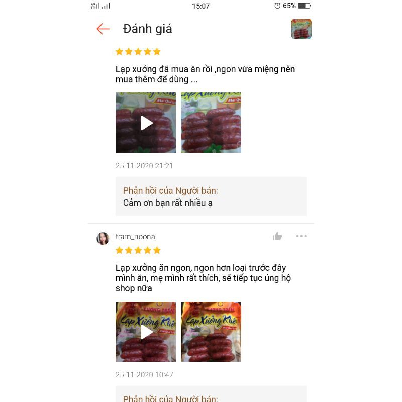 Lạp xưởng Sóc Trăng hiệu Lương Trân 1kg | BigBuy360 - bigbuy360.vn