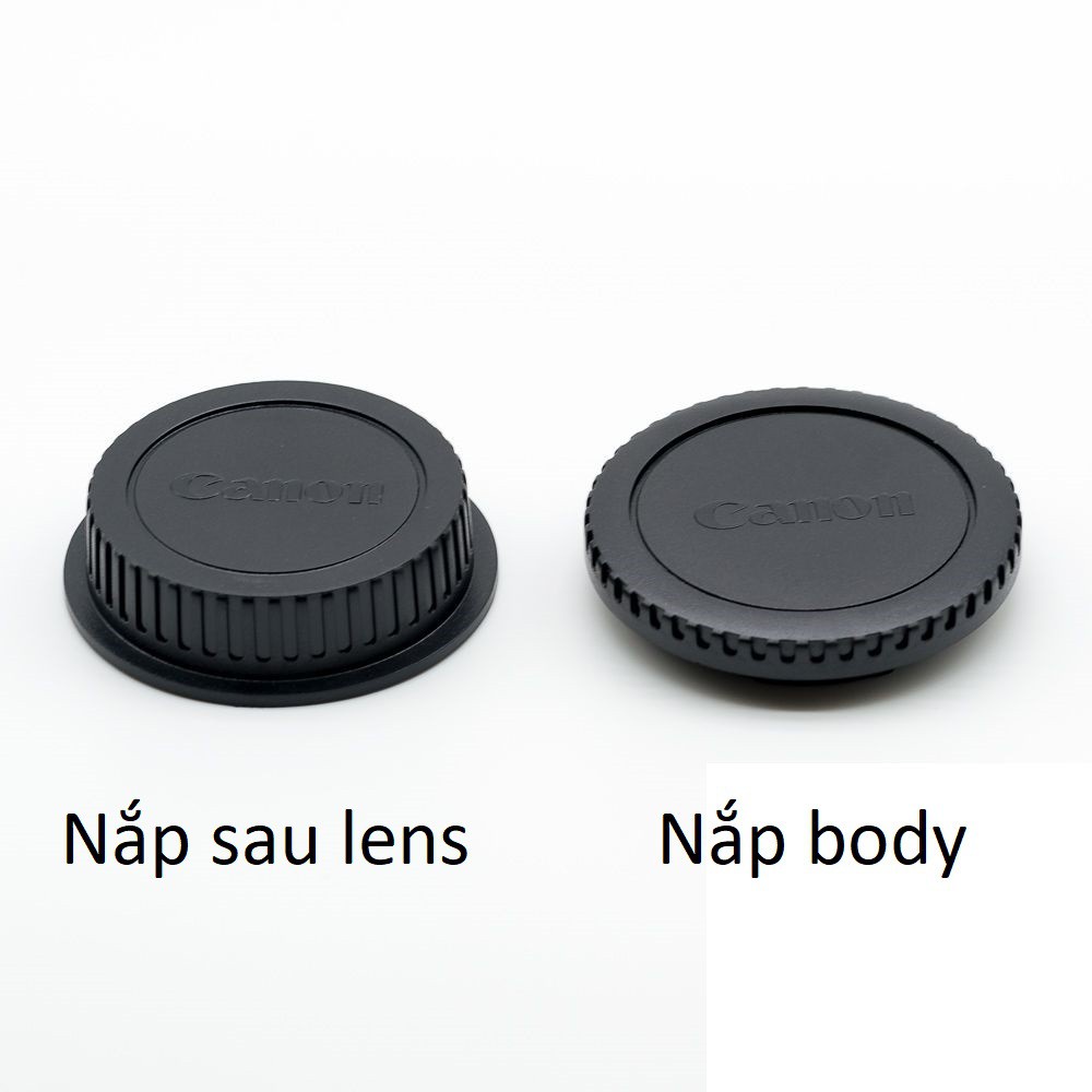 Bộ nắp body và cap đuôi lens Canon DSLR