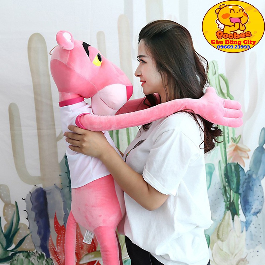 Báo Hồng Pink Panther - Đủ size 160cm - 130cm - 100cm - 80cm - 60cm - Gấu Bông City