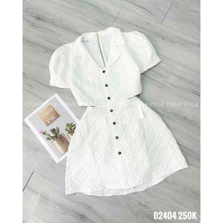 Đầm gấm xốp cut out eo