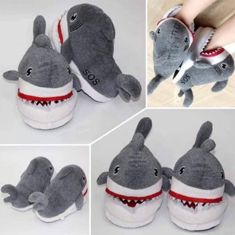 Dép mang trong nhà cá mập.cá sấu