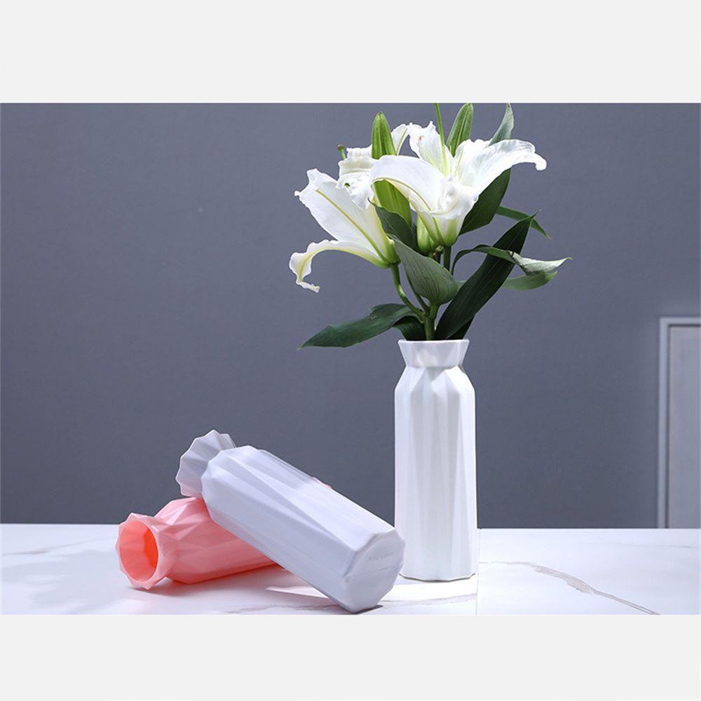 Lọ Hoa Tròn Trang Trí Nhà Chống Rơi Kiểu Mới