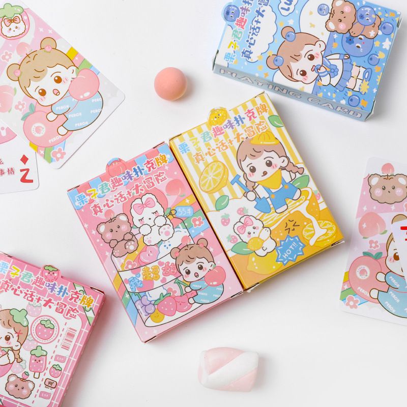 BỘ BÀI TÂY CUTE 54 LÁ FAMILY GENSHINLMPACT HOẠT HÌNH DỄ THƯƠNG/ POCKER CUTE