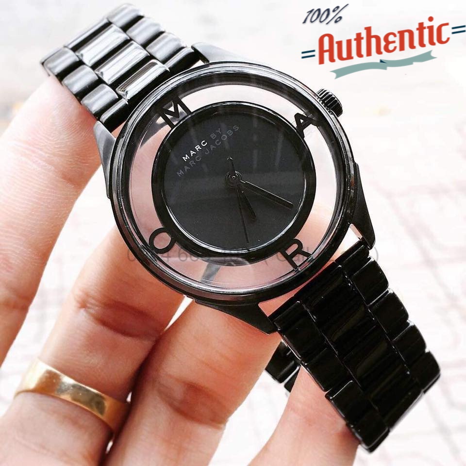 Đồng hồ Nữ Marc by Marc Jacobs Tether Black Dial Black MBM3415