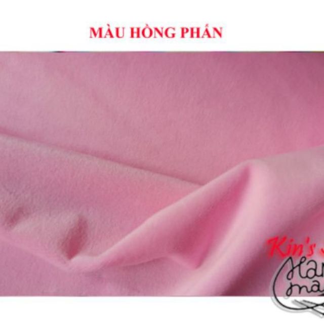 Vải lông nhung và lông thú ngắn mềm mịn làm gối ôm, gấu bông, áo khoác, may đồ cho doll