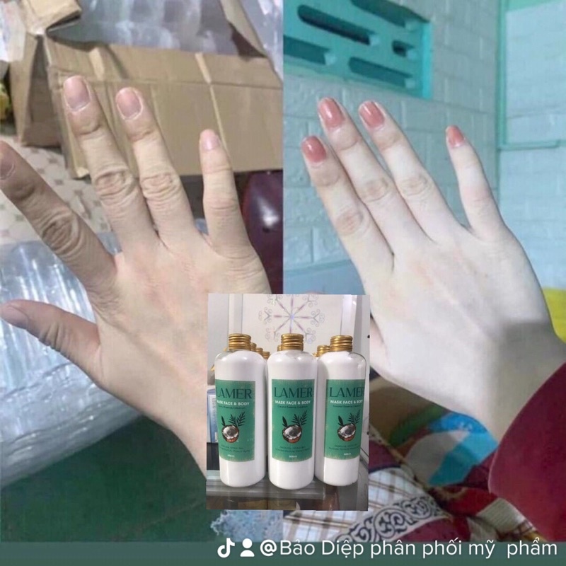 Lamer trắng da body và face