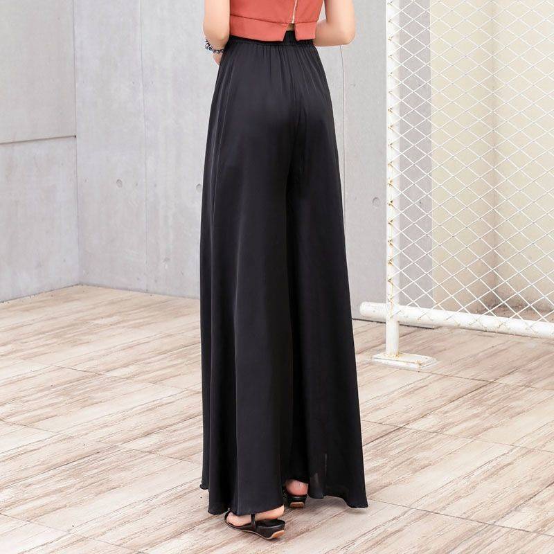 Chân Váy Voan Ống Rộng Lưng Cao Thời Trang Xuân Hè Dành Cho Nữ