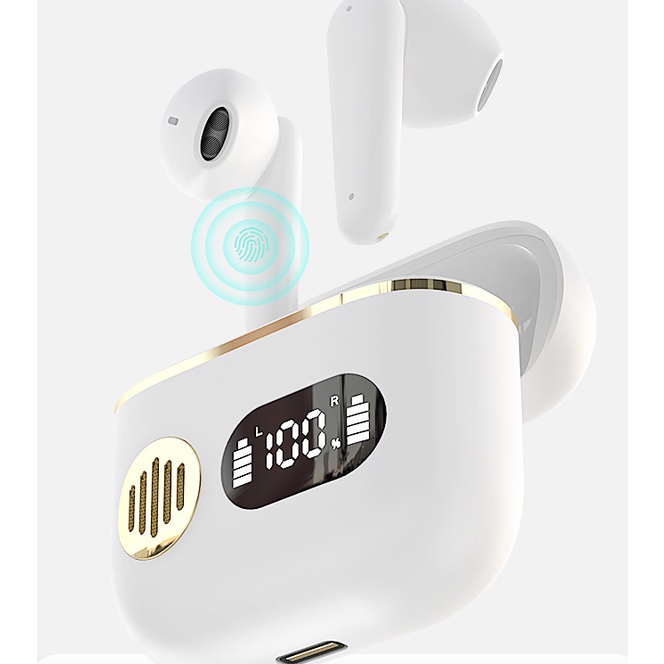 Tai Nghe Nhạc Pro 6JB TWS Kết Nối Bluetooth Đàm Thoại Tai Nghe Có Mic Loại Bỏ Tiếng Ồn Sky Tech