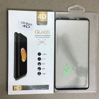 Kính cường lực Phù Hợp Cho Dòng LG V30 Full màn 4D ( Tặng ốp dẻo loại tốt )