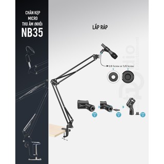Chân Microphone NB-35 (nhỏ) -Chân Micro kẹp bàn, giá đỡ Micro