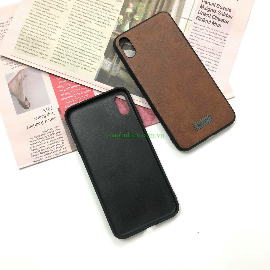 Ốp lưng SULADA da cho iPhone 12/12 Mini/12 Pro/12 Pro Max/11 Pro/11 Pro Max/XS Max/Xr/X/XS da nhập khẩu cao cấp