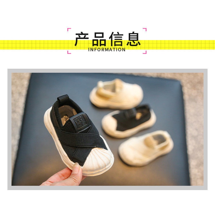 Hàng Mới Về [Hàng Mới Về] Giày Thể Thao Một Nửa Đế Mềm Thoáng Khí Thoải Mái Dễ Phối Đồ Thời Trang Xuân Thu Cho Bé Trai