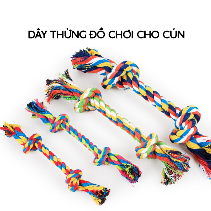 Dây thừng đồ chơi gặm cho chó