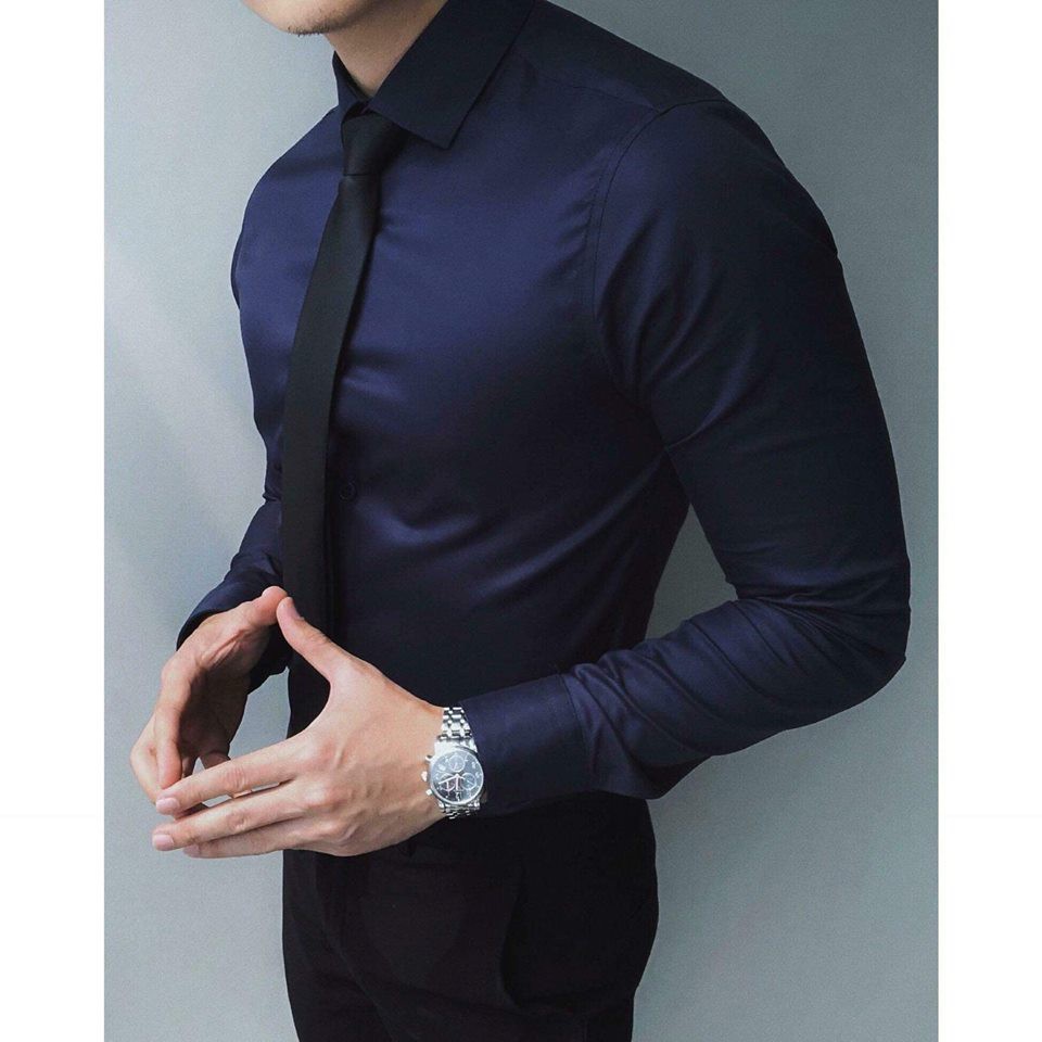 SƠ MI LỤA THÁI KHÔNG NHĂN