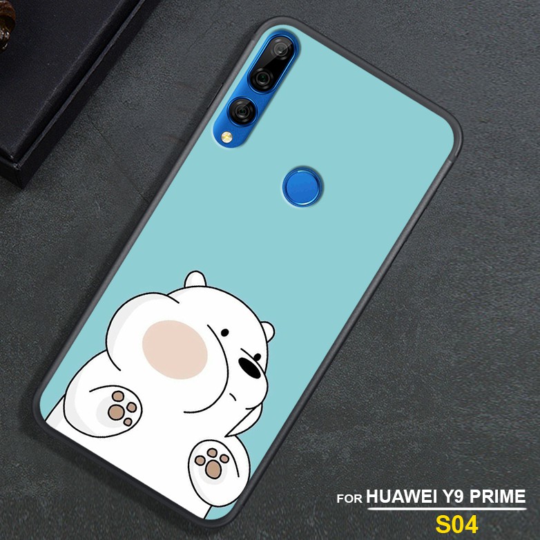 ỐP LƯNG HUAWEI Y9 2019 - HUAWEI Y9 PRIME - VIVO Y91 - VIVO Y95 IN HÌNH GẤU CUTE - SIÊU BỀN -GIÁ RẺ