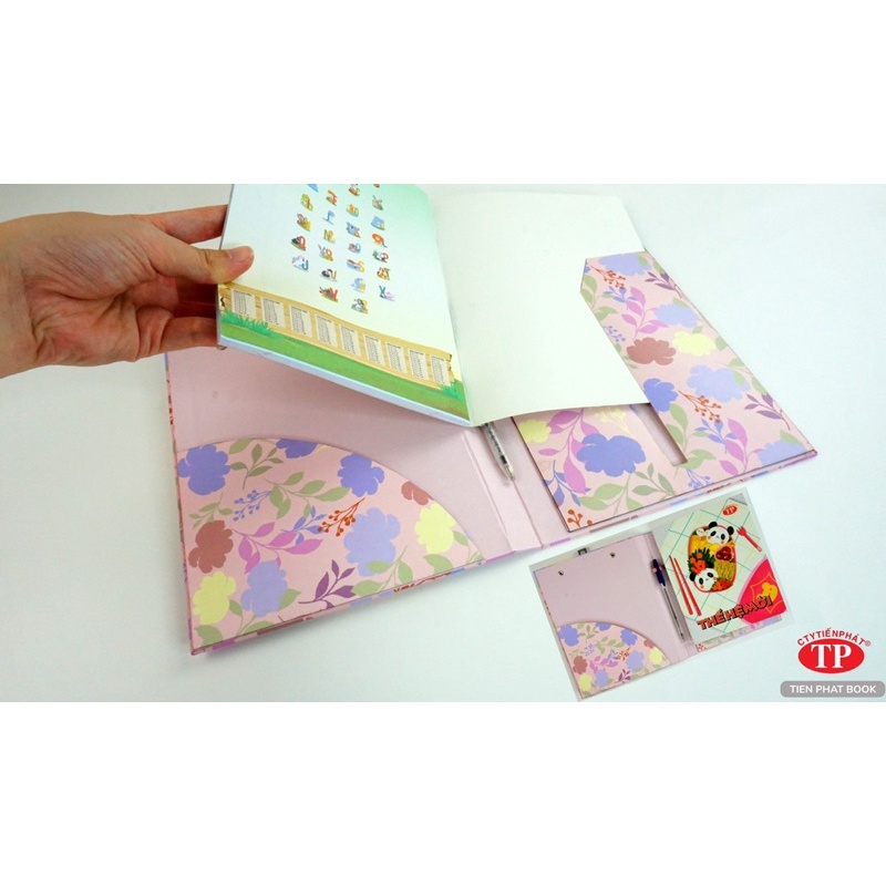 Bìa trình ký A4 & A5 + Sổ Notepad 100 trang cao cấp- ClipperPad
