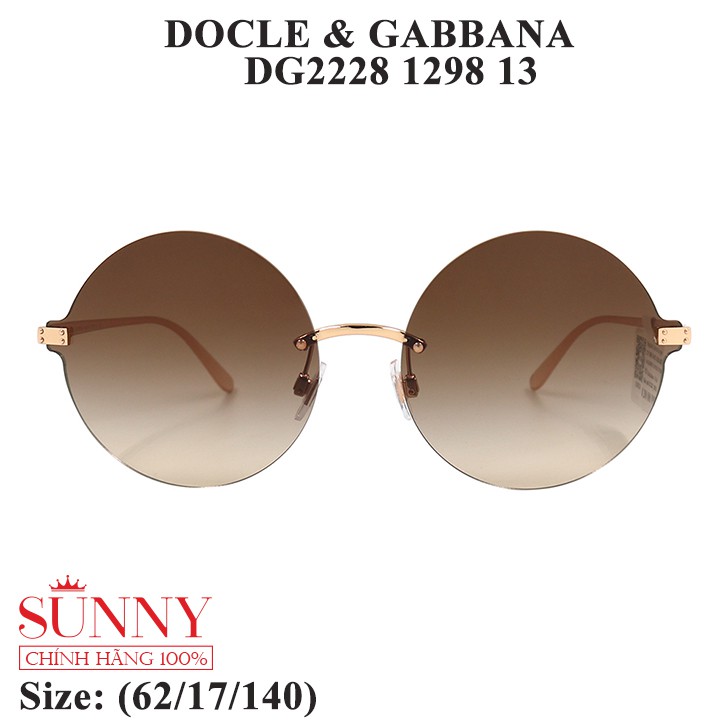 DG2228  - Kính mát Docle &amp; Gabbana chính hãng, bảo hành toàn quốc, sp có kèm tem thẻ chống hàng giả do bộ công an cấp
