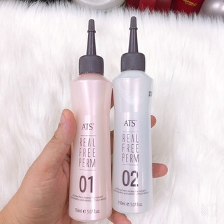 Thuốc uốn lạnh ats real free perm không mùi cao cấp 150ml