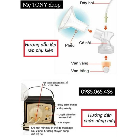 [Hút Cực Thích] Máy Hút Sữa Điện Đôi Medela Giúp Massage &amp;Hút Sữa Cực Tốt (Like New 90%,Bảo Hành 1 Năm)