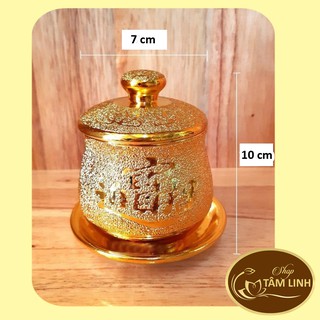 Chung Nước Thờ Cúng Kim Sa Vàng