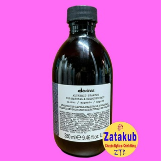 [CHÍNH HÃNG]Dầu Gội Dưỡng Màu Dành Cho Tóc Nhuộm sáng Davines Alchemic Silver Shampoo 280ml