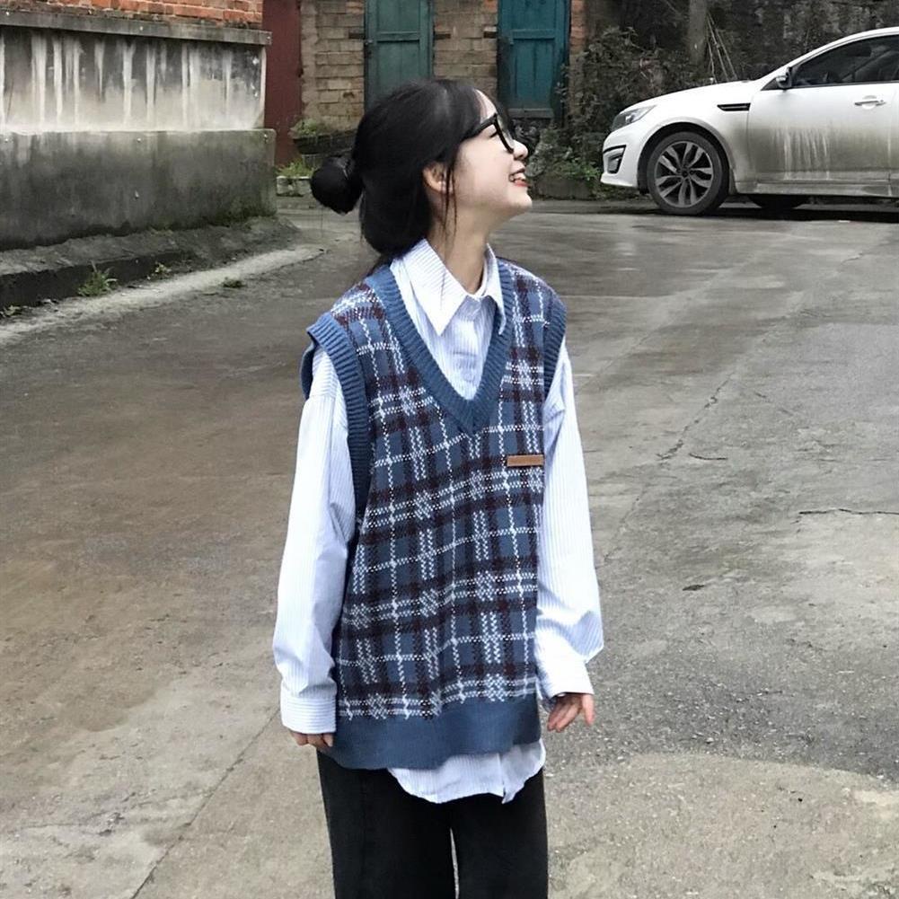 【Yuki】Áo gile kẻ sọc phong cách Hàn quốc Mẫu Mới