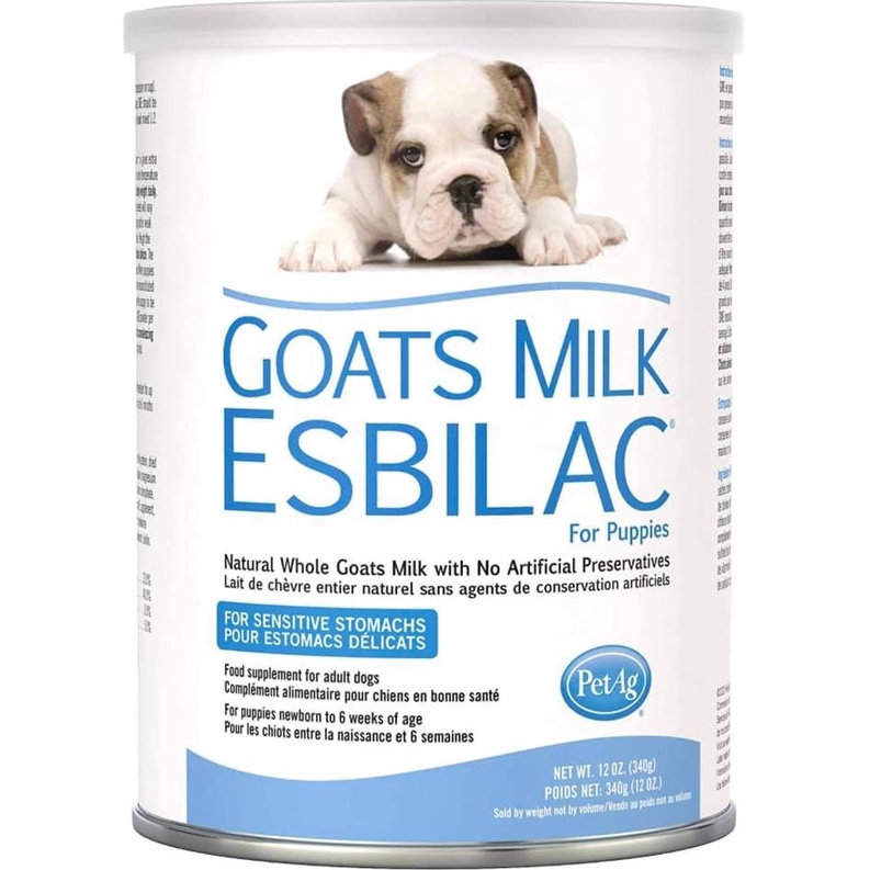Sữa bột cho chó PetAg ESBILAC Goats Milk Mỹ - 340g