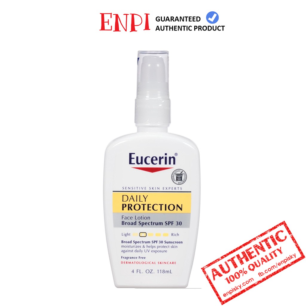 Kem chống nắng Eucerin Daily Protection Moisturizing Face Lotion