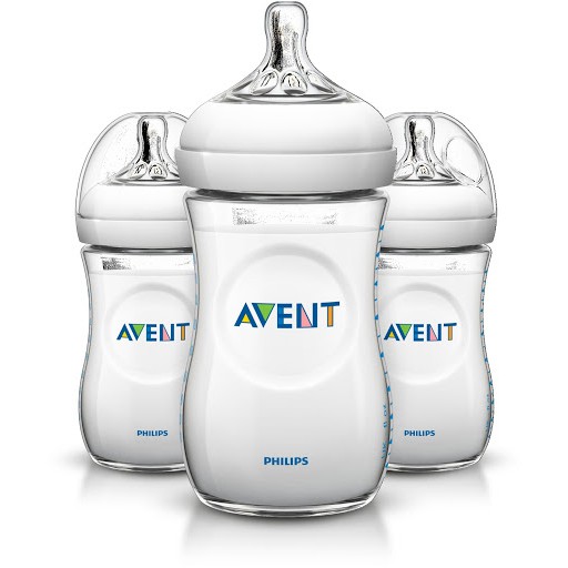 Bình Sữa Philips Avent Natural 125ml / 260ml / 330ml Bằng Nhựa PP, Không Có BPA {HÀNG CHÍNH HÃNG}