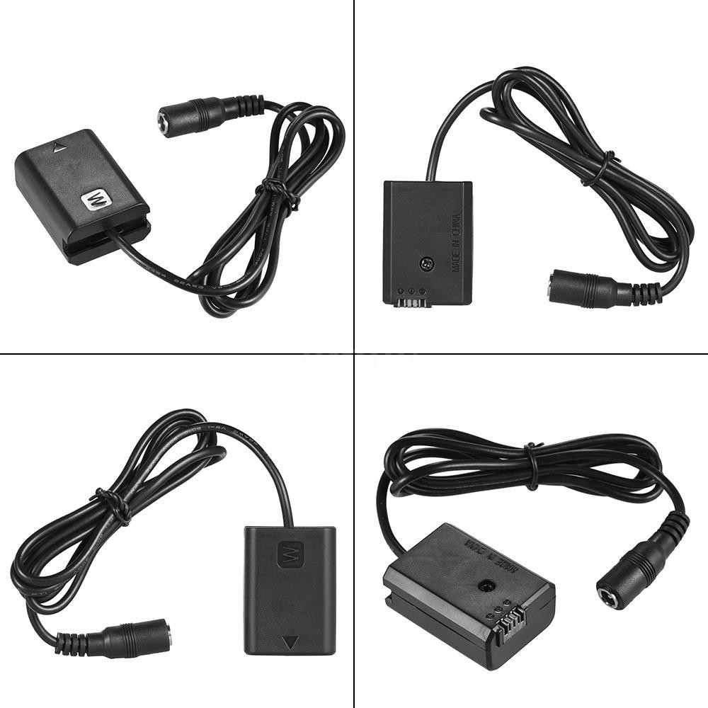 Bộ pin giả được giải mã kết nối DC Coupler cho Sony A