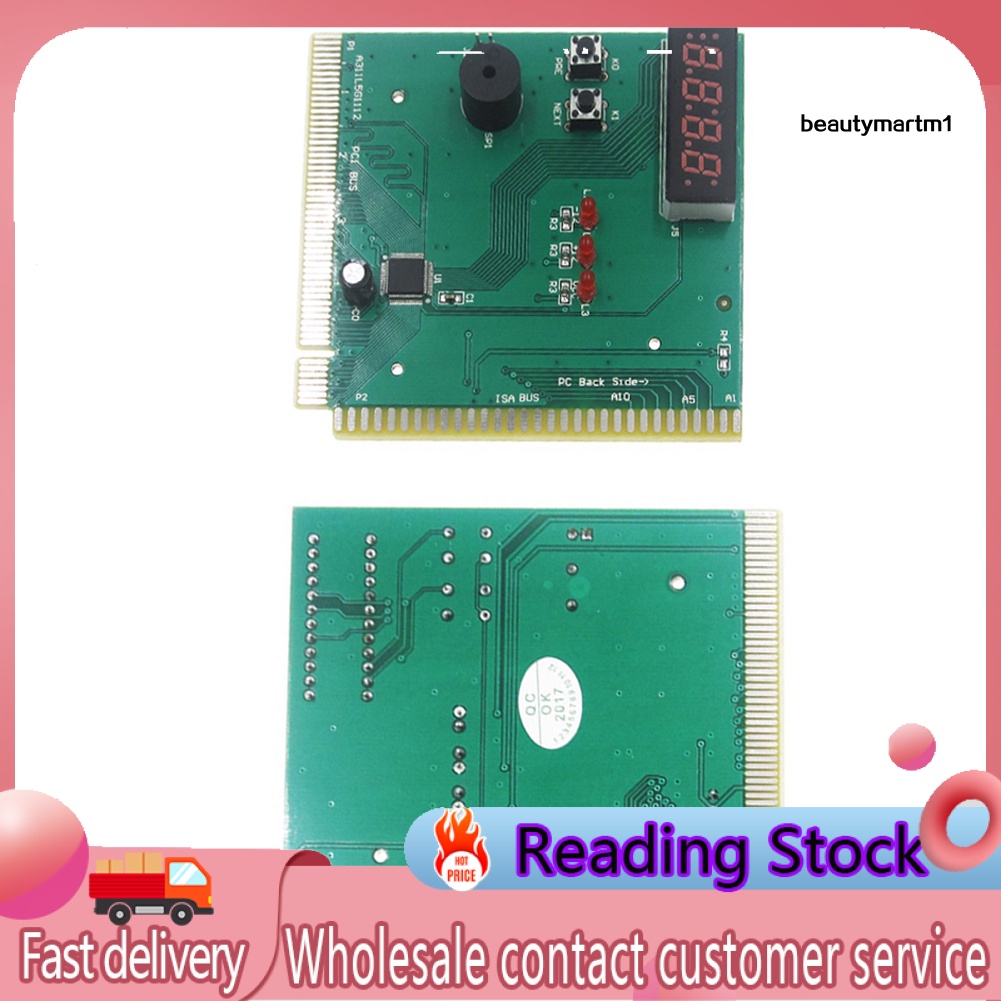 Thẻ Chẩn Đoán Bo Mạch Chủ Pc Analyzer 4 Chữ Số Chuyên Dụng Cho Pci Isa