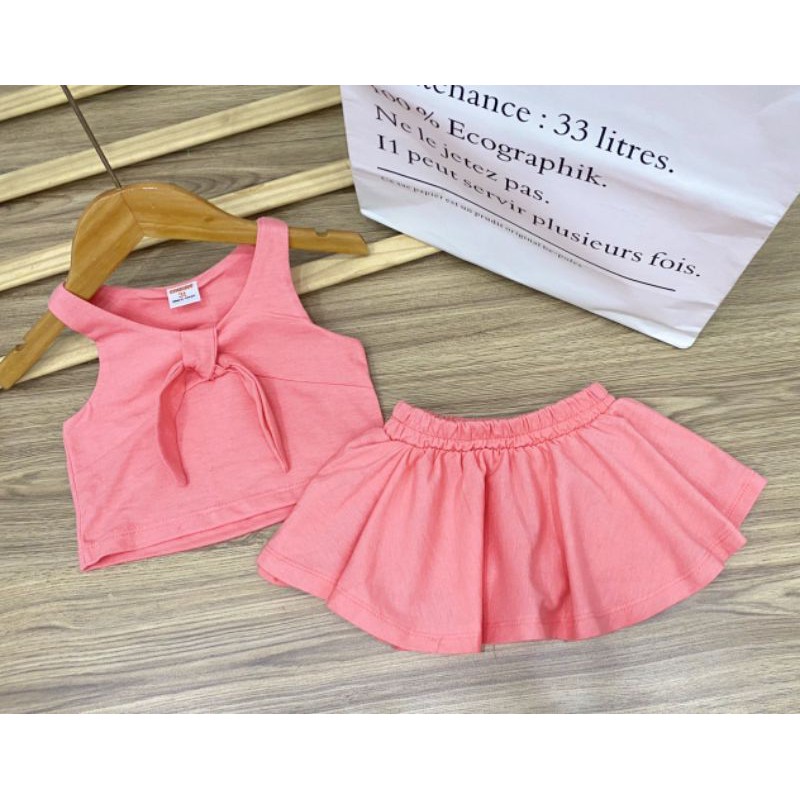 Đầm váy thun bé gái dễ thương cotton mềm mại và thoáng mát haivanco cho bé từ 8 đến 22 kg đi học đi chơi đều đẹp