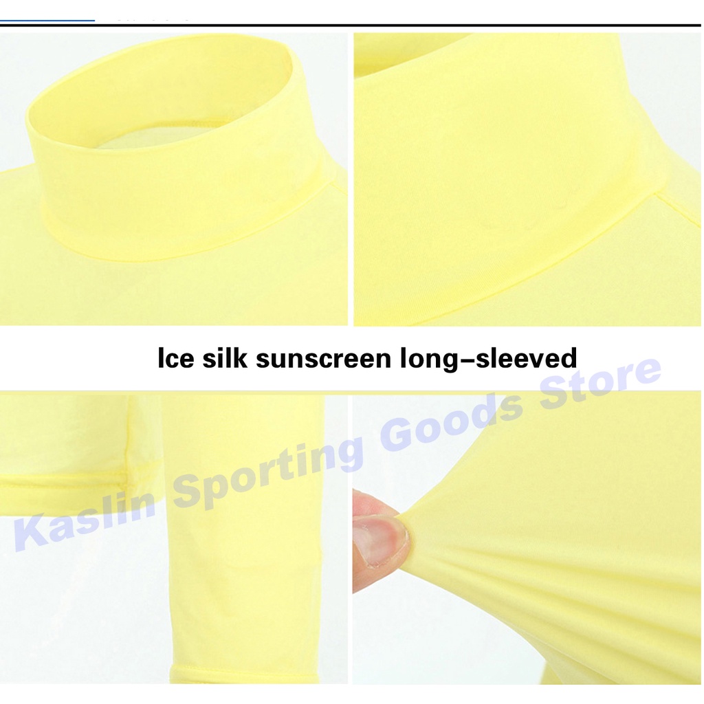 Áo Thun Lụa Lạnh Tay Dài Chống Nắng Chơi golf Dành Cho Nữ