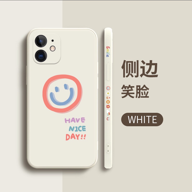 Ốp Điện Thoại In Hình Mặt Cười Dễ Thương Cho iPhone XY-ZY-008