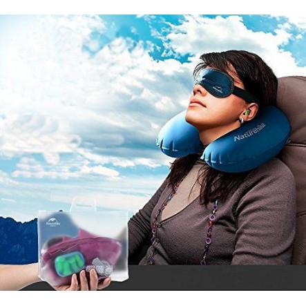 Combo gối ngủ, bịt mắt, bịt tai Naturehike Nh16T012-T