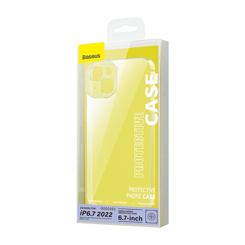 Ốp Điện Thoại TPU Silicon Mềm Trong Suốt Chống Sốc Hiệu Baseus Dành Cho iPhone 14 Pro Max 14 Plus 2022